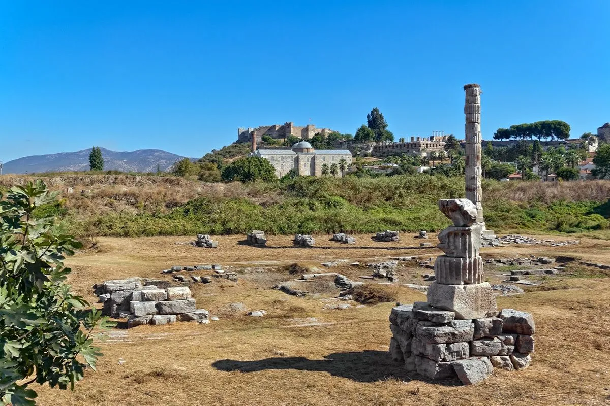 Remains of Temple of Artemis in Ephesus