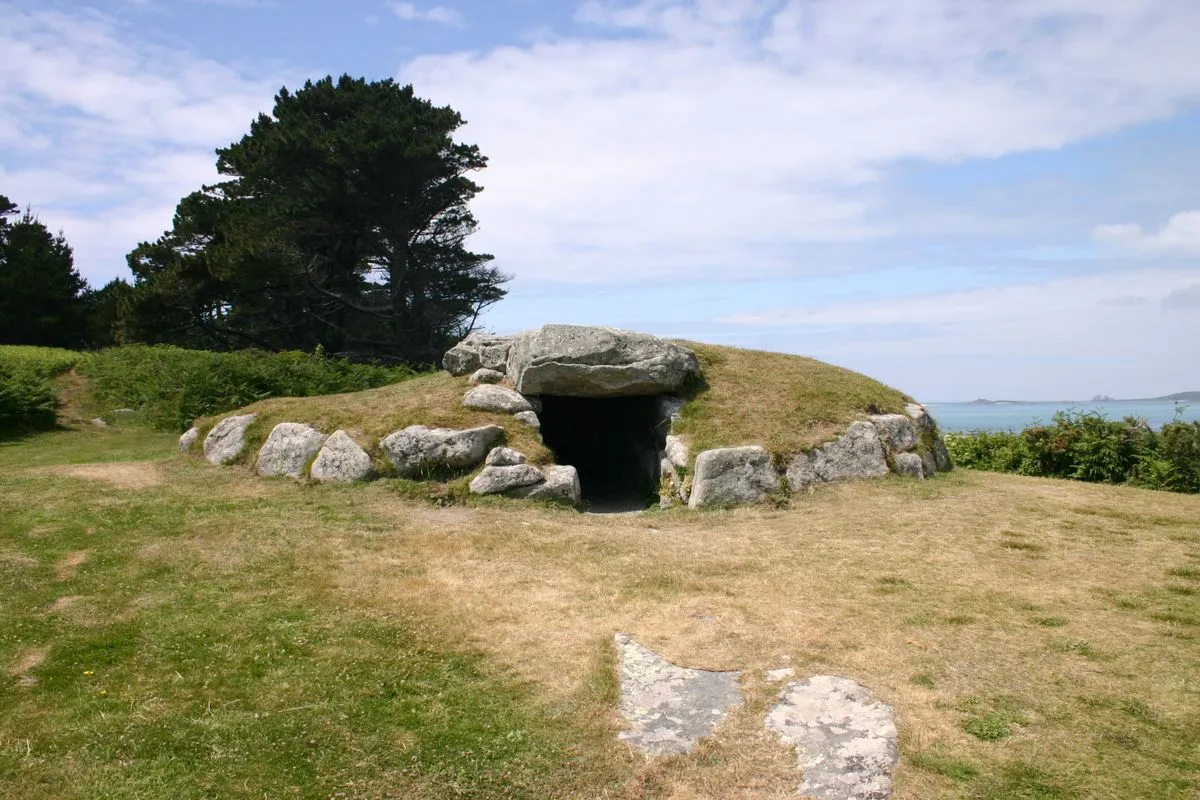 View of the tomb of Bant’s Carn