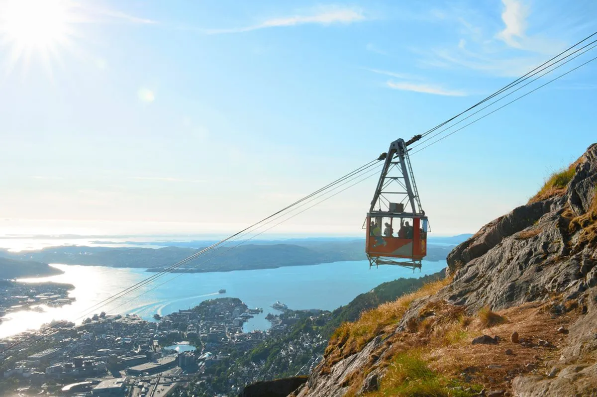 Ulriken Cable Car at Mount Ulriken