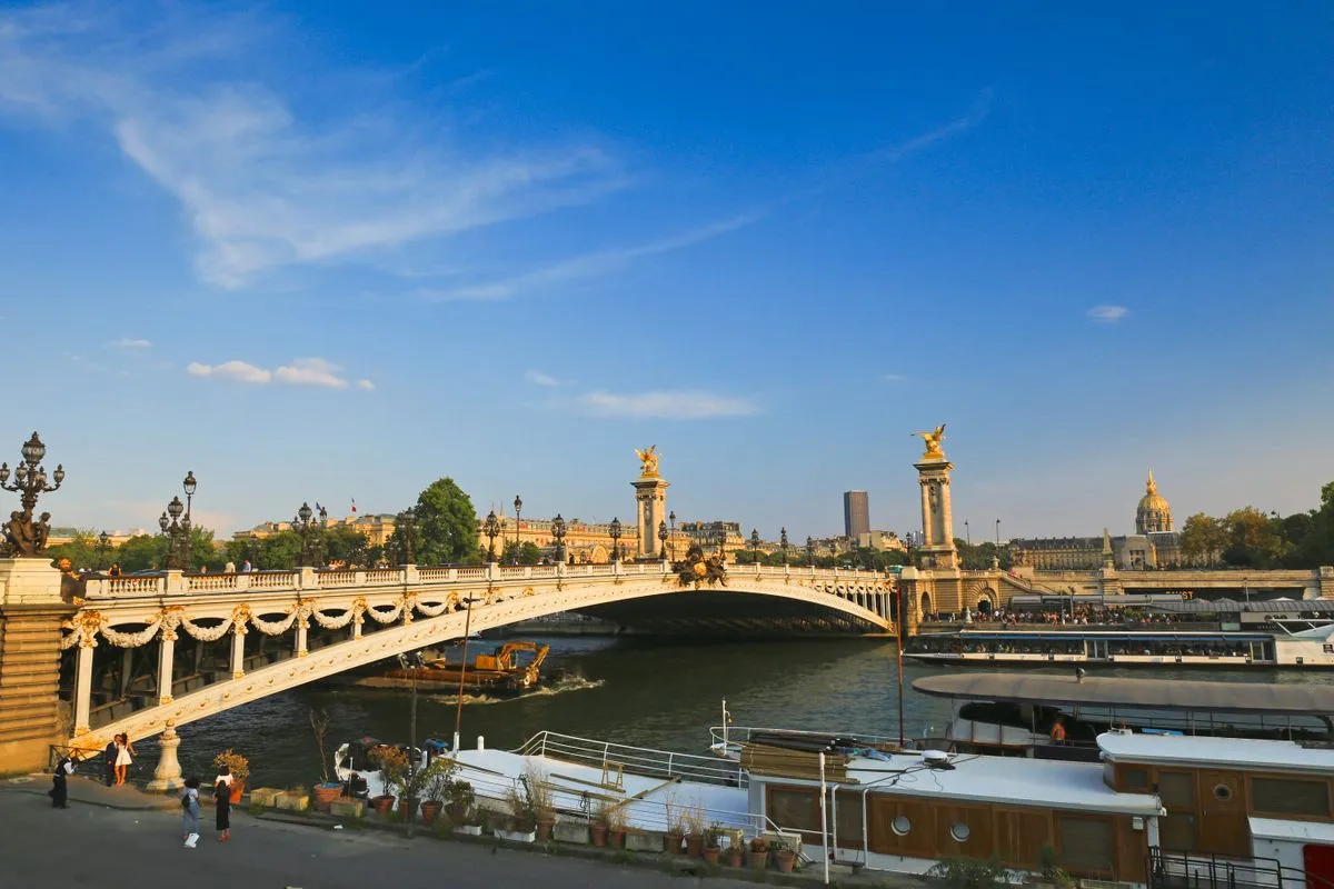 Golden Hour over the Seine in Paris