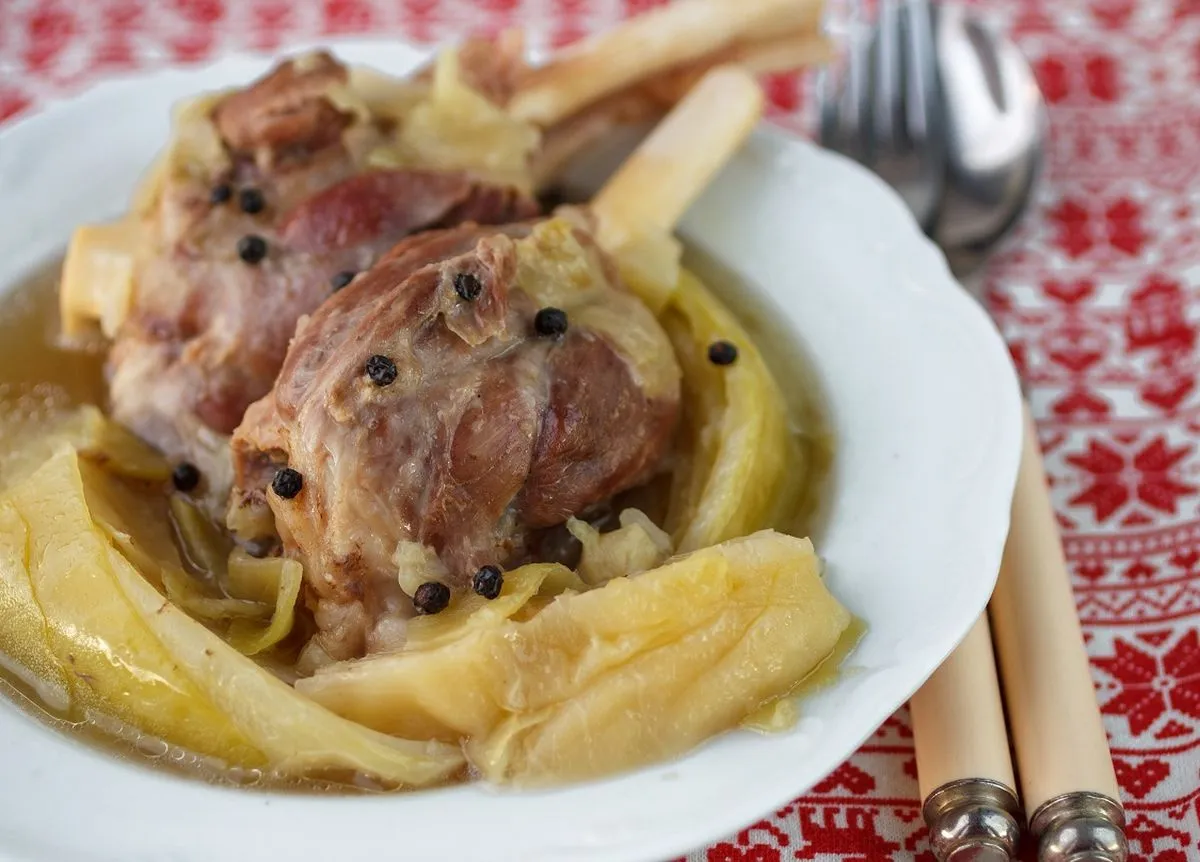 A bowl of Farikal, Norways national dish