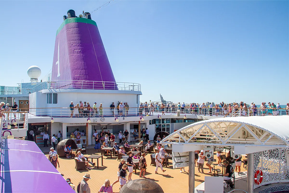 Deckfest on board the Ambition cruise ship