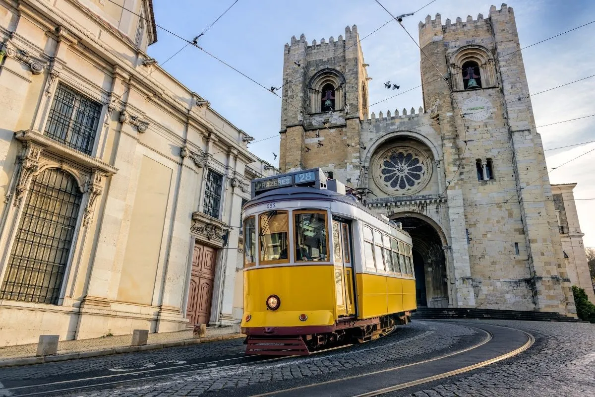Tram in Lisbon