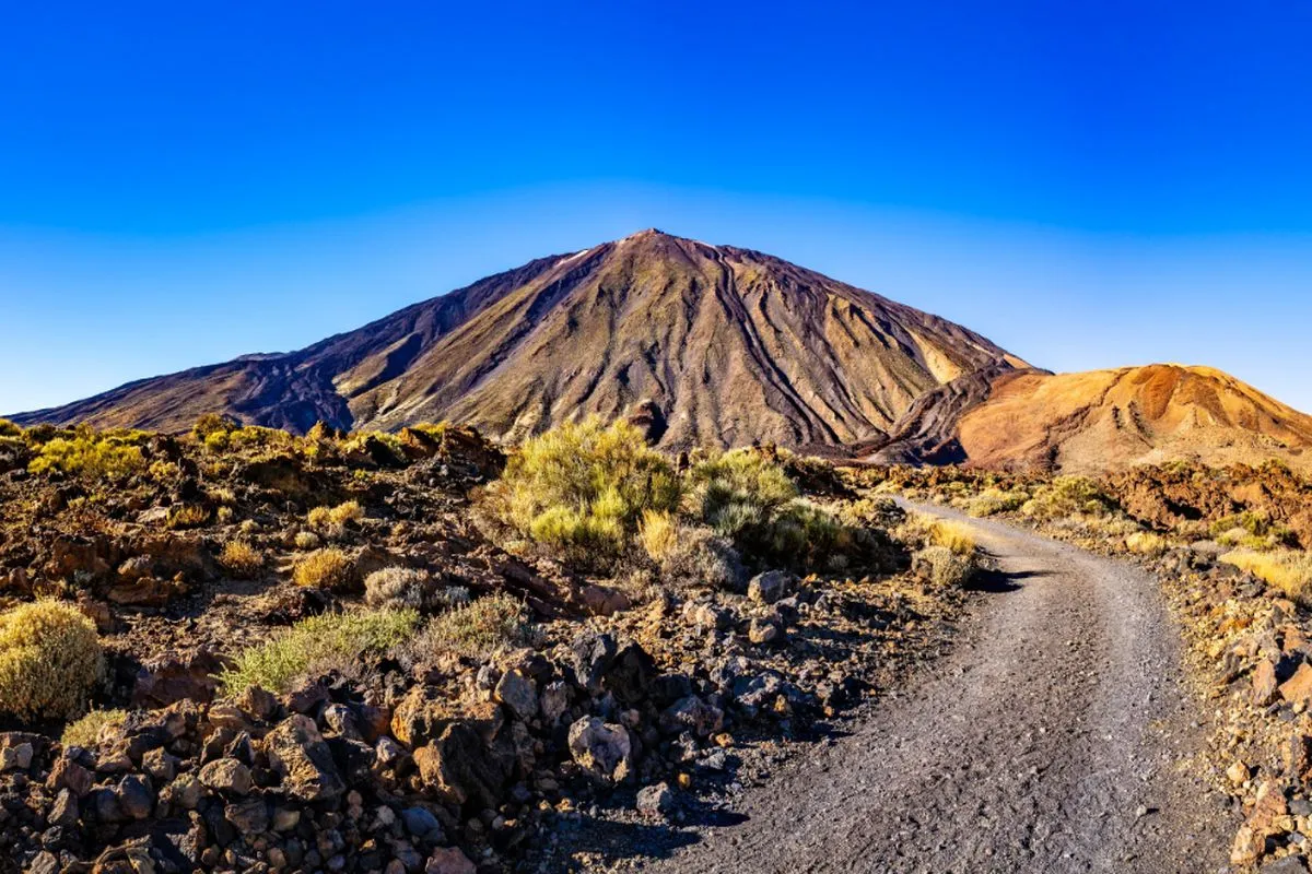Mount Teide volcano on a sunny day