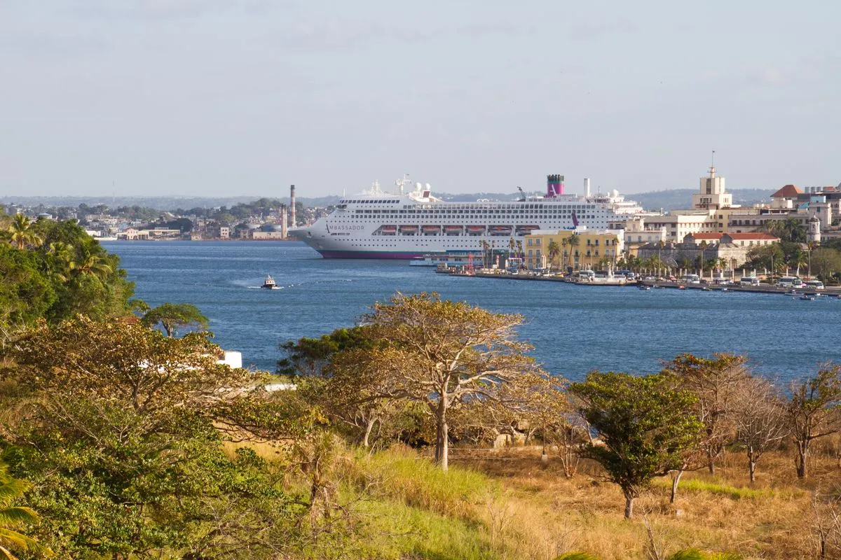 Ambience in dock on a cruise