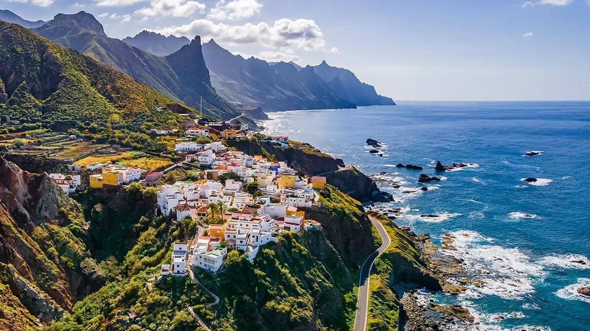 Coastal village at Tenerife, Canary Islands