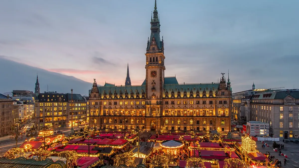 Festive Hamburg
