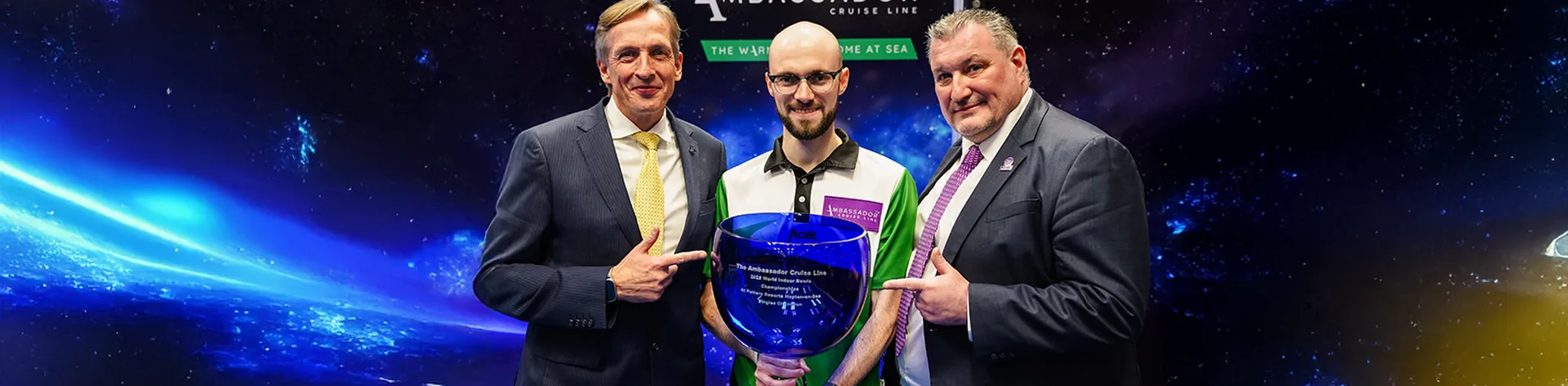 Ambassador Cruise Line partnership with World Indoor Bowls