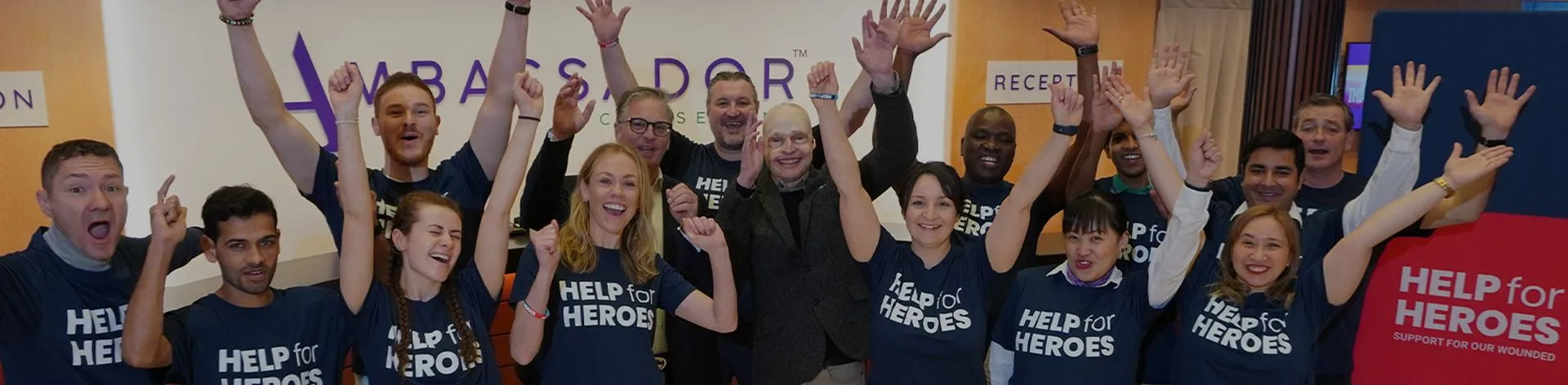 Help for Heroes Launch on Ambassador