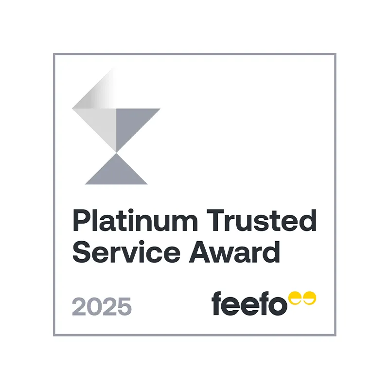 Feefo Platinum Trusted Service Award