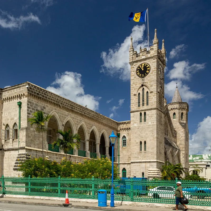 Historic building of Bridgetown Barbados