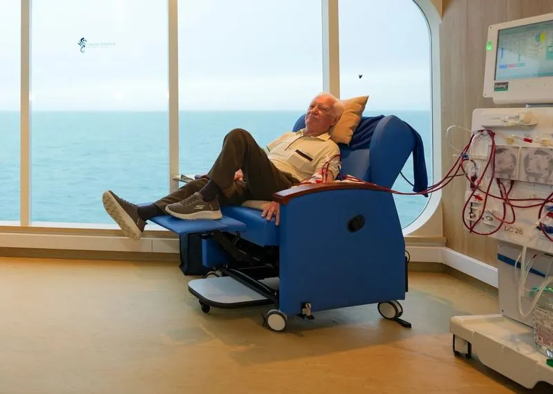 Guests who have sailed with Cruise Dialysis onboard Ambassador ships describe the experience as organised, reassuring and life-enhancing