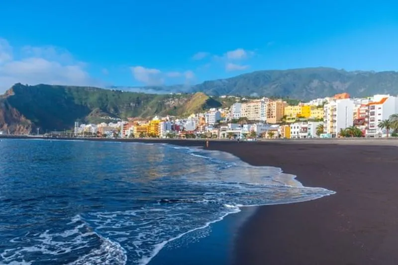 Central beach at Santa Cruz de la Palma, Canary islands, Spain.