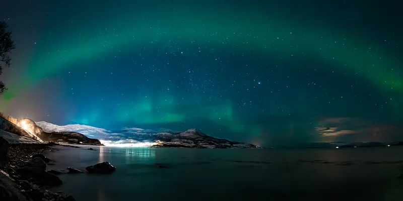 Northern lights at Alta Norway.