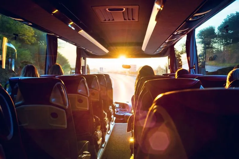 Comfortable coach travel to London Tilbury with Ambassador