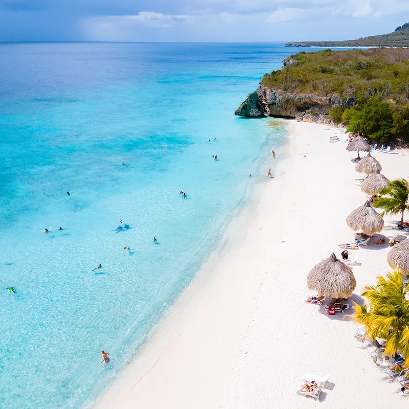 Cas Abao Beach Playa Cas Abao Caribbean island of Curacao, Playa Cas Abao in Curacao a white beach with a blue turqouse colored ocean