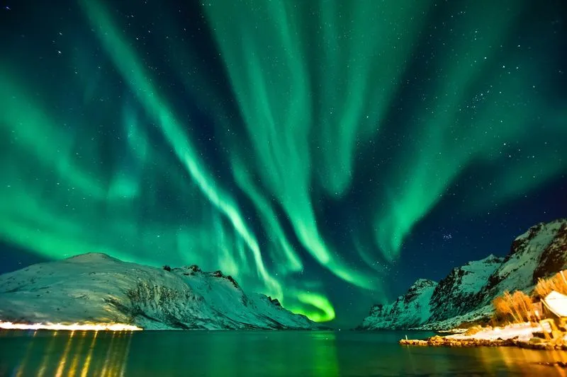 Northern Lights over Tromso, Norway