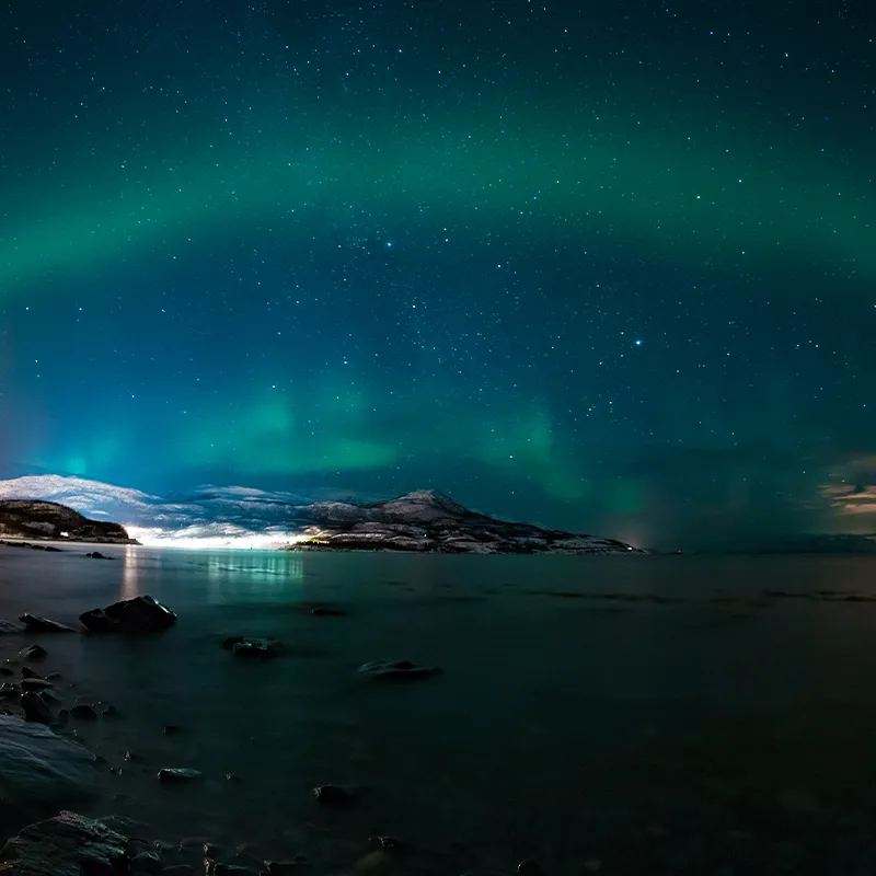 Northern lights at Alta Norway.