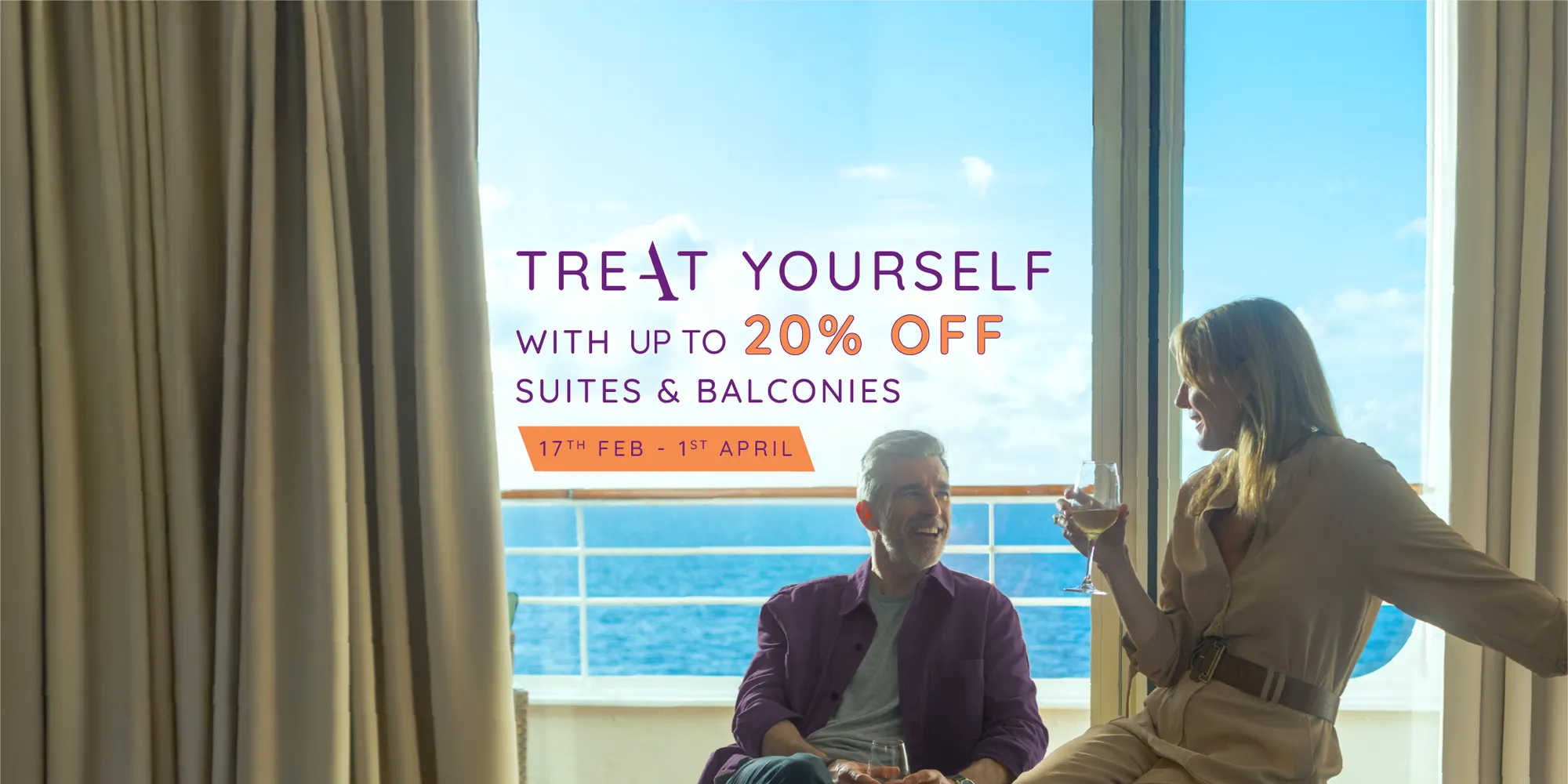 20% Off Balconies & Suites