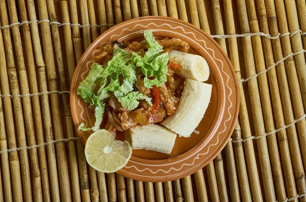Green Fig and Saltfish