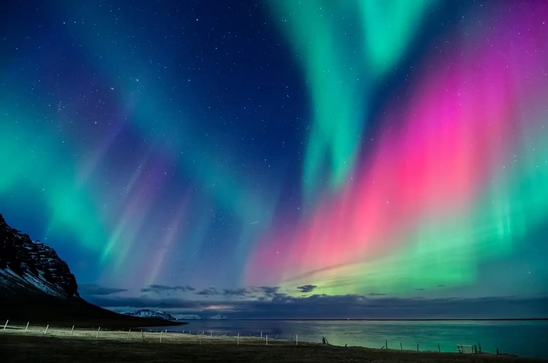 The Northern Lights over Iceland