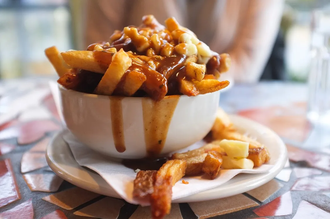 Bowl of Canadian Poutine