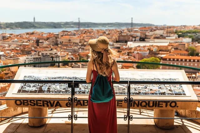 Miradouro overlooking Lisbon