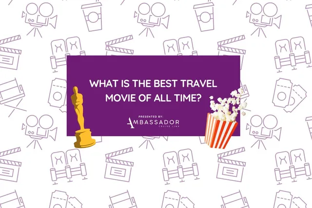 Header image with the title “What is the best travel movie of all time?”