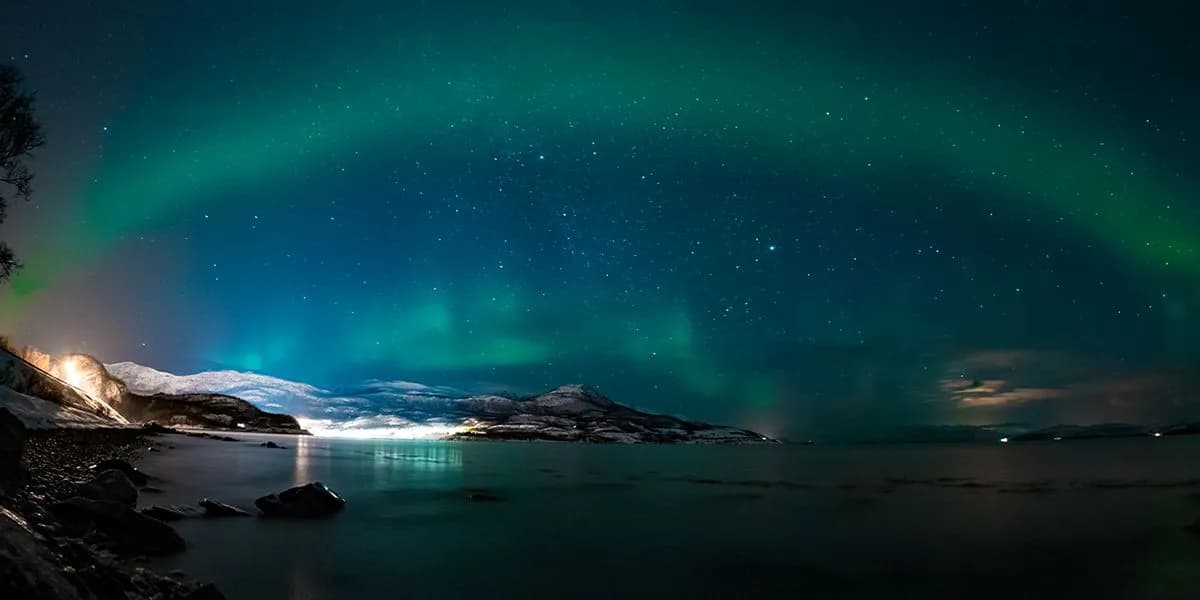 Northern lights at Alta Norway.