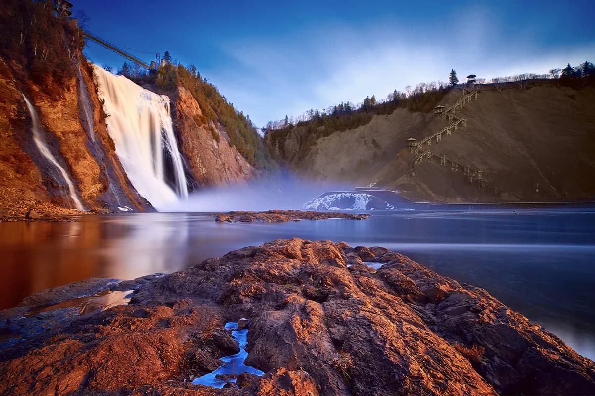 Montmorency Falls Quebec Canada