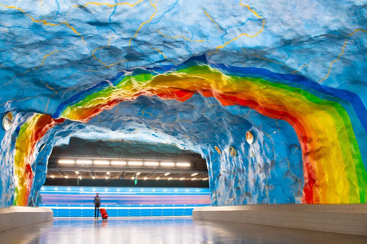 Stockholm underground subway