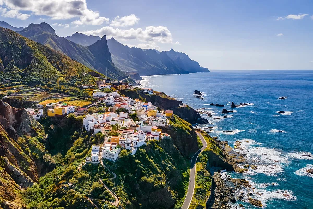 Coastal village at Tenerife, Canary Islands