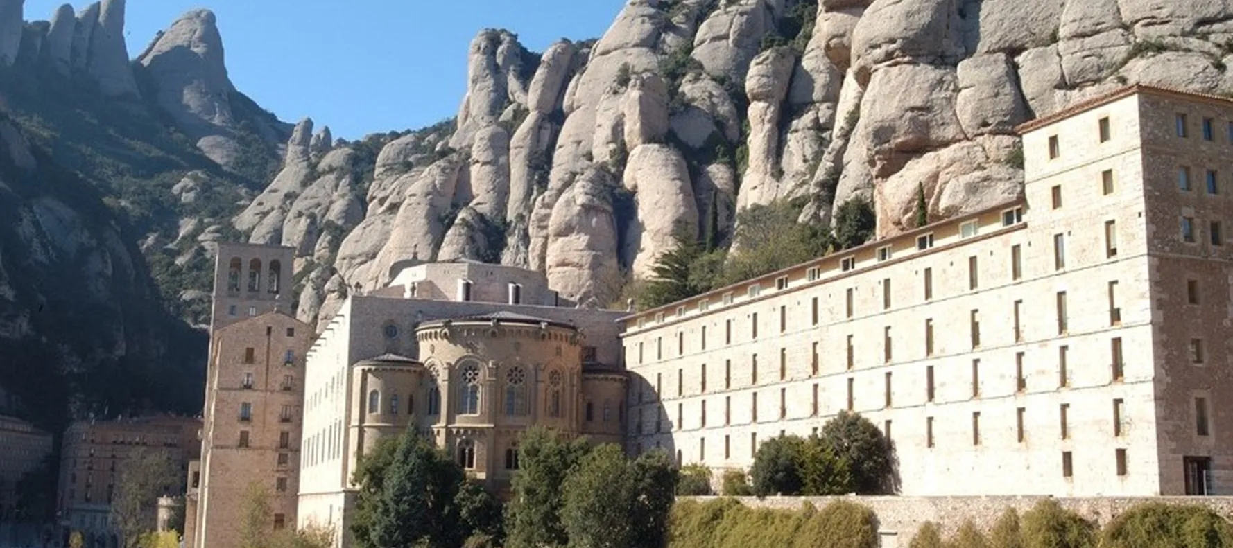 Montserrat Monastery with Rack Train