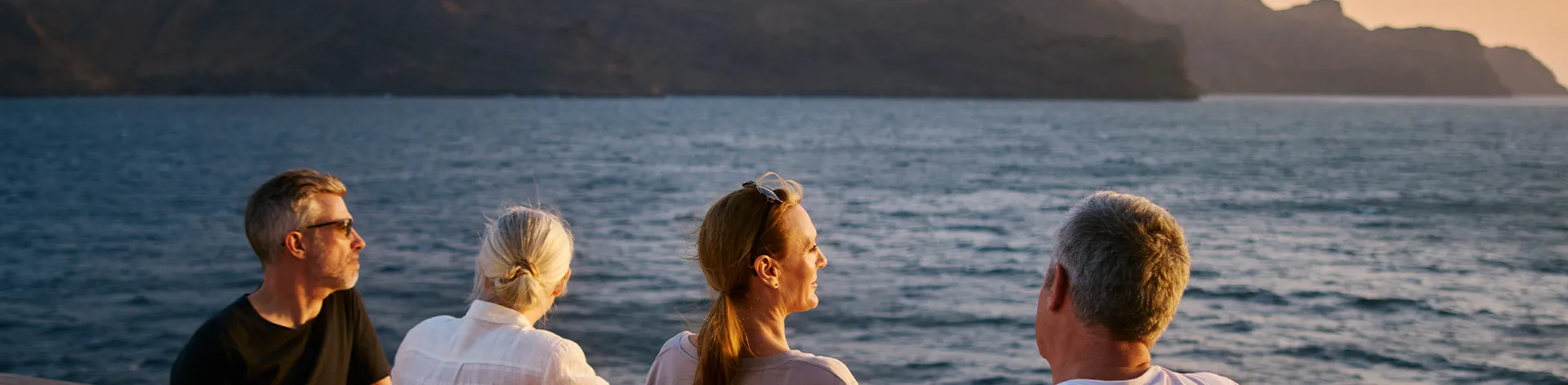 Four adult guests on an Ambassador Cruise