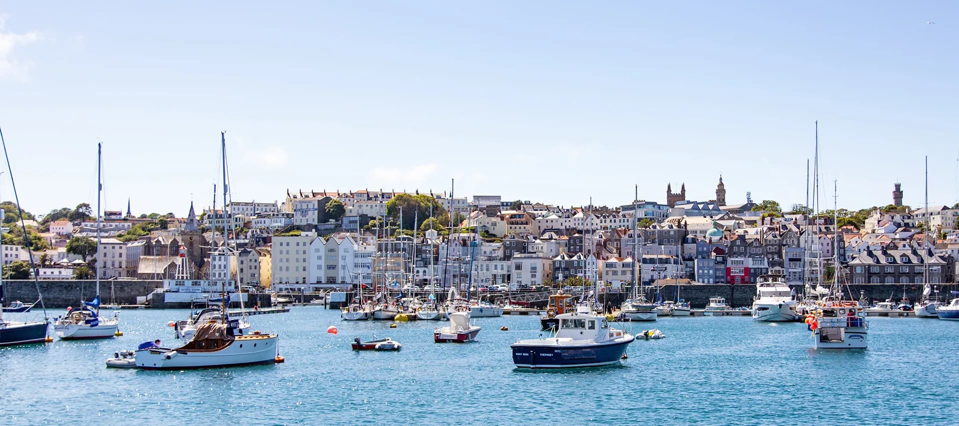 St Peter Port in Guernsey