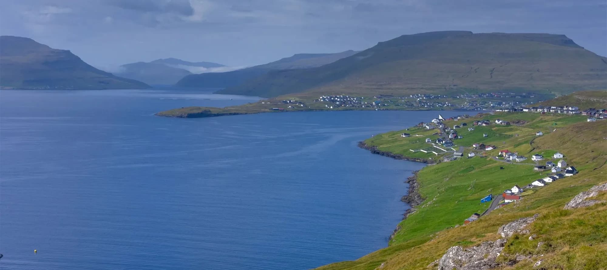 Strip of Atlantic ocean between Torshavn and Runavik