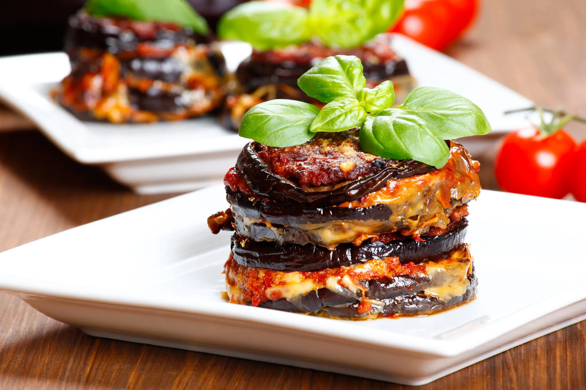Vegan food on a plate