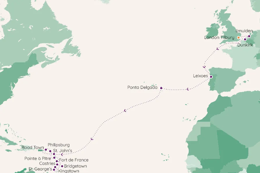 A32650M route map
