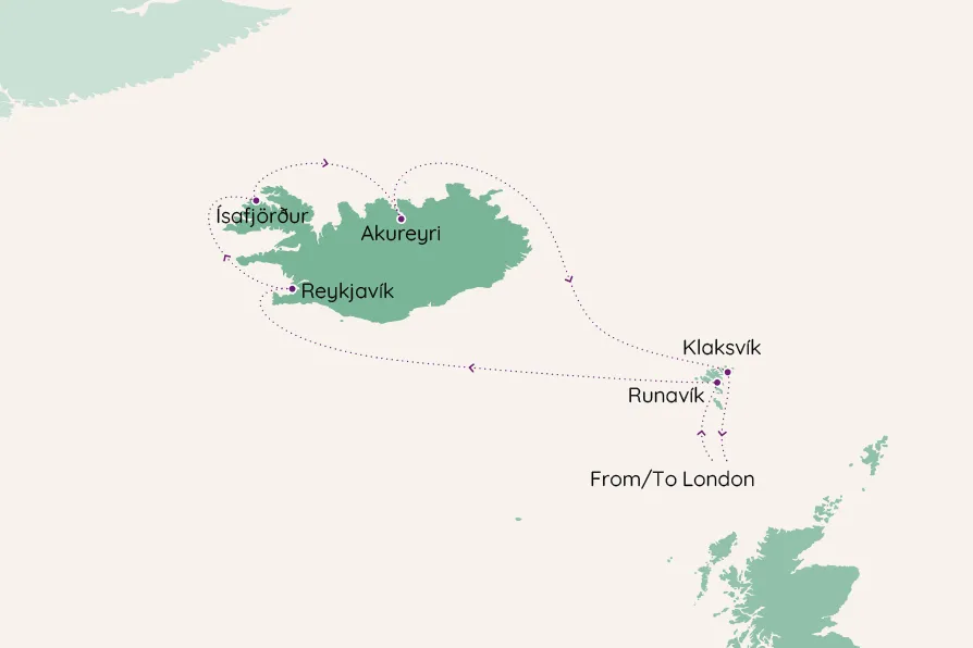 A12821 route map