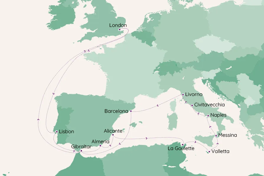 A12826 route map