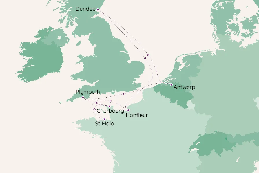 A22821DD route map