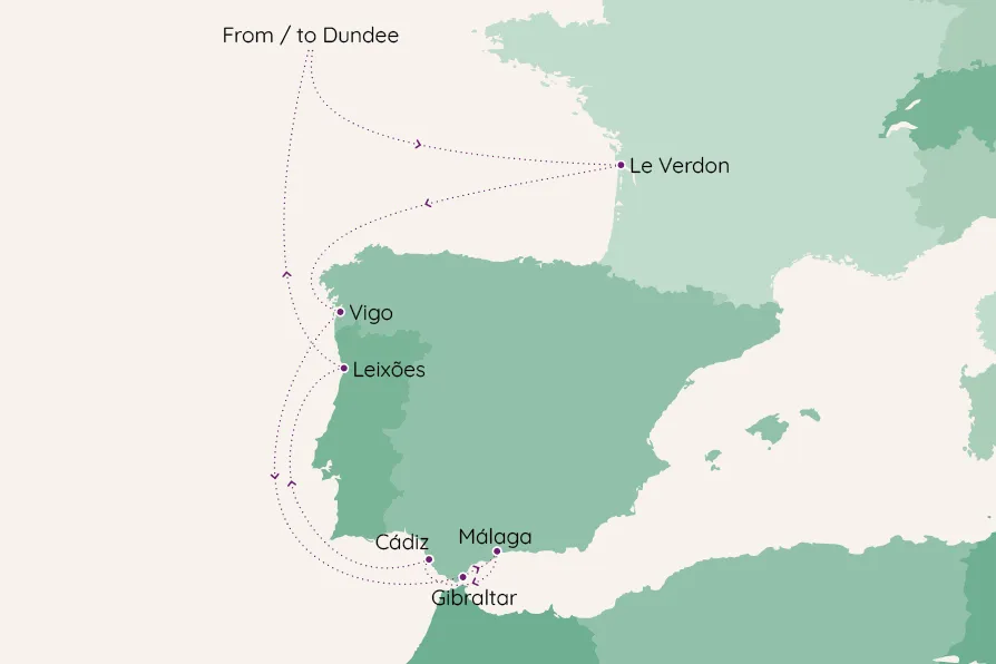 A22823DD route map