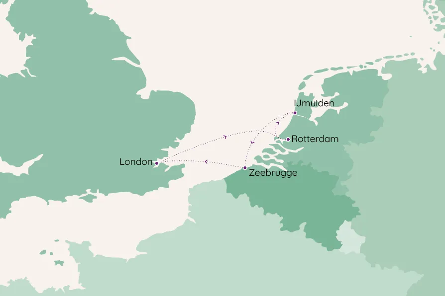 A22832 route map
