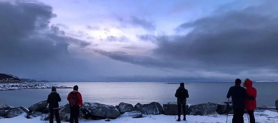 Winter Walk Along the Coast