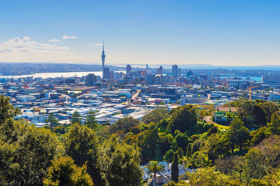 The view over Auckland, New Zealand