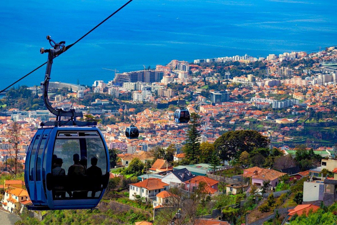 Cable cars in Madeira