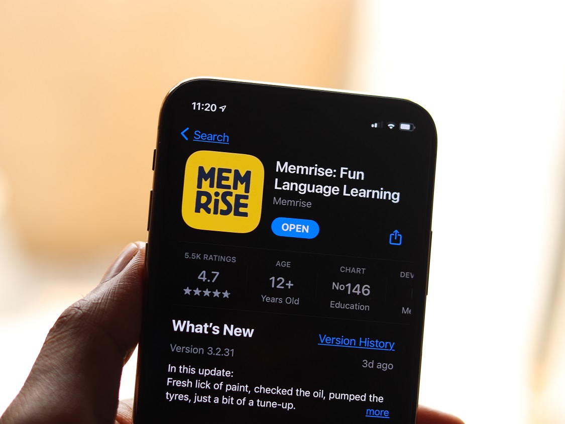 Memrise app in App Store