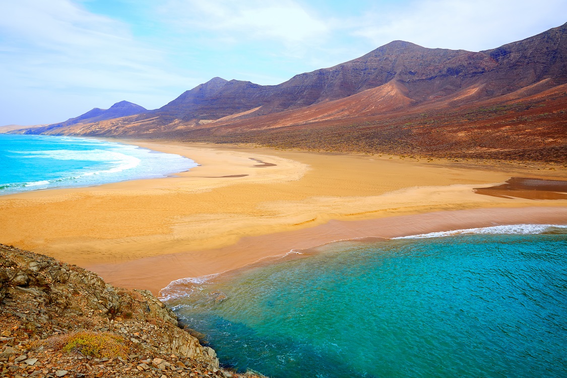 The landscape of Fuertaventura, Canary Islands