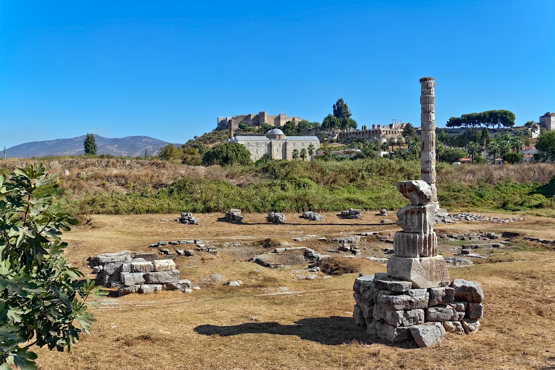 Remains of Temple of Artemis in Ephesus