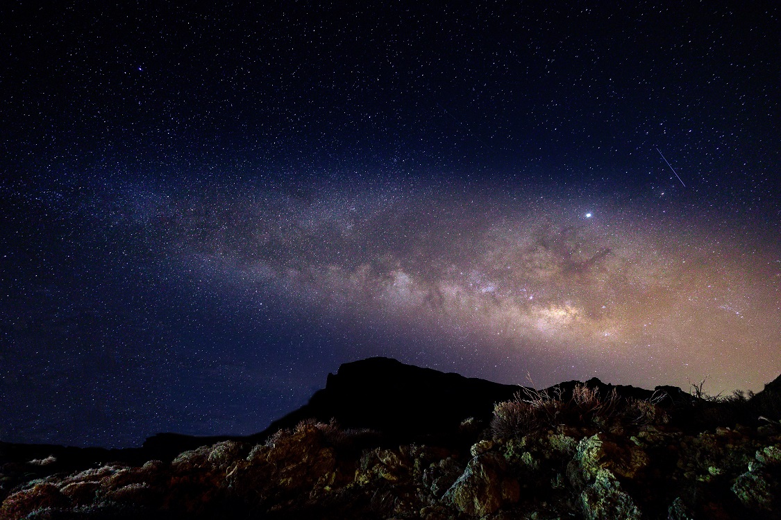 Starlight over Mount Teide, Tenerife